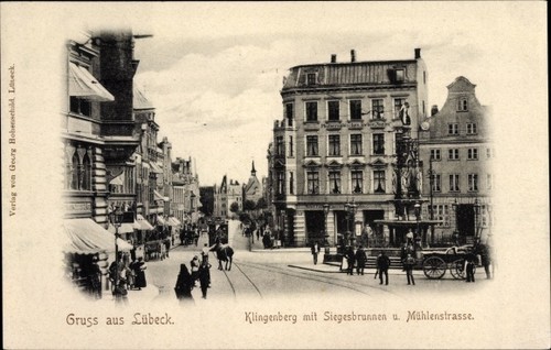 Hansestadt lübeck - ak,