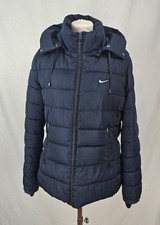 ORIGINAL NIKE Damen Jacke Daunenjacke Parka Puffer Winterjacke Blau M