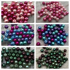 50 Stück Glas Perlen