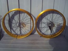 Cruiser Laufradsatz  26 Zoll  80mm  in gold *