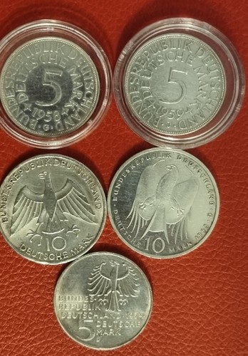 Silbermünzen brd konvolut - brd, konvolut: