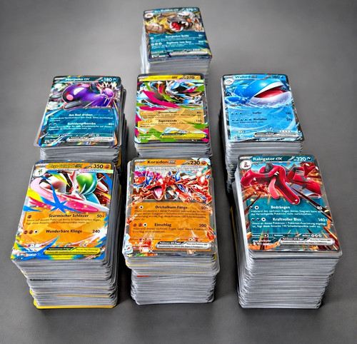 100 pokémon karten - karten, sammlung