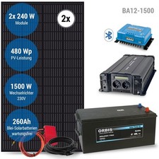 Solar inselanlage 1500w - solar-inselanlage,