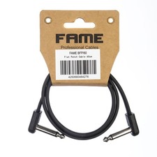 Fame Flat Patch Cable, Black, 60 cm, 0.6 m, Kabel