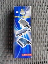 PlayStation 2 PS2 PS3 PSone PSX - RGB Scart Kabel mit Audio Out - NEU + OVP