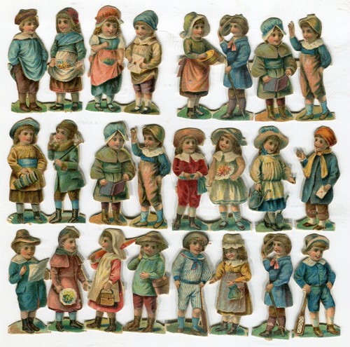 Glanzbild oblaten scraps - glanzbild,