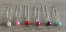 5 Haarnadeln Haarschmuck mit einer Perle