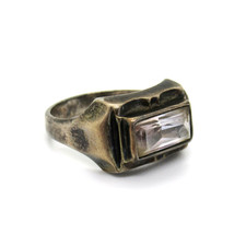 Art Deco Ring 835er Silber Görlitzer Schmuckwaren Schmuckstein 20er 30er Jahre