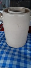 Sauerkrauttopf/Gurken etc. Keramikfass Einlegetopf Gurkentopf  beige  16 Liter