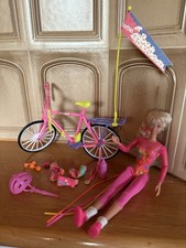 Barbie Gymnastik und Fahrrad