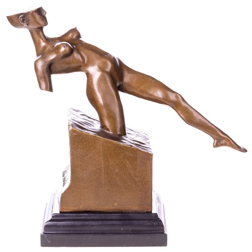 Bronzeskulptur weiblicher akt - bronzeskulptur,