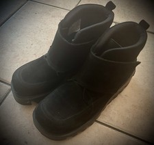 MEGA GAGA Schwarz Herbst Schuh WildlederStyle Gr. 37 5cm Hohes Profil