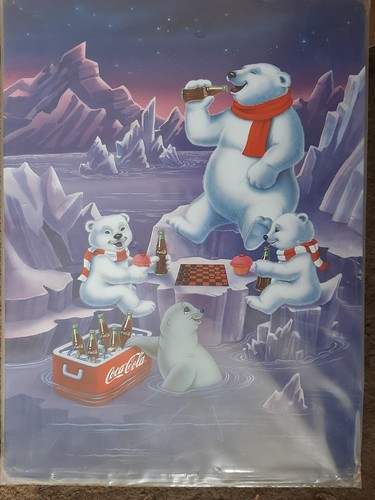 Seltenes blechschild coca - seltenes, cola