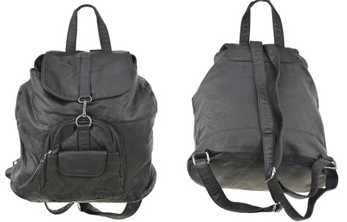 Damen rucksack lederoptik - ,