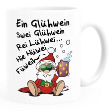 Kaffee-Tasse Glühwein Spruch lustig Weihnachten Weihnachtsmarkt Nikolaus