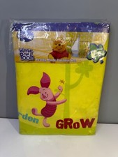 Vintage Offizielle Disney Baby Winnie Puuh Vorhänge & Raffbänder 168x137cm Neu