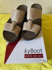 Kybun Sandale Herren Beige Leder Guibin M