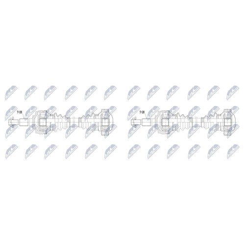 Nty antriebswelle hinten - nty,