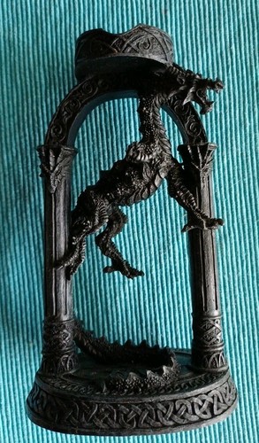 Gothic drachen kerzenständer - drachen,
