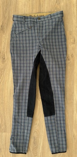 Reithose blau kariert - 🏇, gr