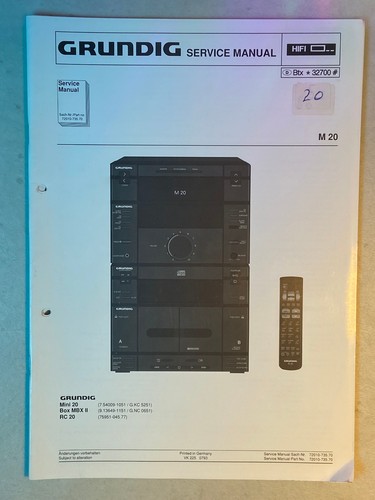 Grundig service manual - service-manual, für