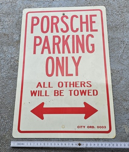 Grosses porsche parking only - grosses, "parking