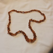 Bernsteinsplitterkette ca 65 cm lang ohne Verschluss