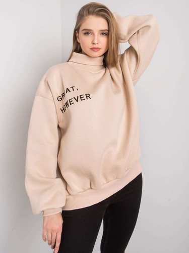 Damen oversize pullover - pullover, beige