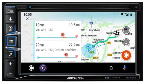 Alpine ine w611dc din - alpine, 2-din