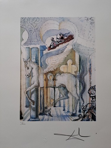 Salvador dali handsignierte - salvador,