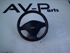 Audi A4 8D B5 Lederlenkrad Leder Lenkrad komplett schwarz S Line 4A0419091AD