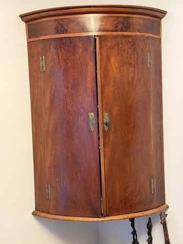 Antiker eck hängeschrank - antiker, eck-hängeschrank