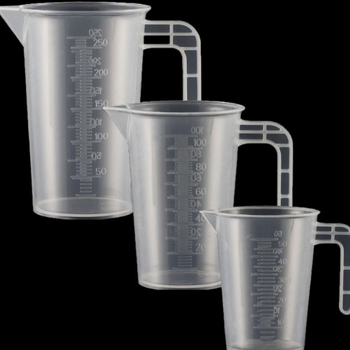 Messbecher kunststoff set - messbecher, 3