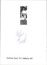Autogrammkarte Fußballer