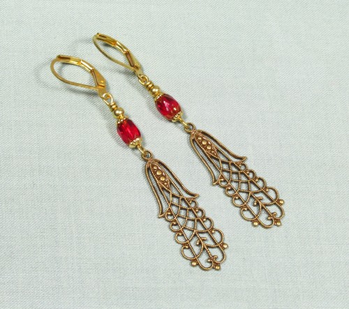 Ohrringe gloria handmade - gloria,