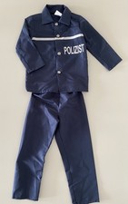 Polizei  Kostüm Uniform Gr. 116-128 Polizist 2.tlg. Set  - Kinder Karneval Neu