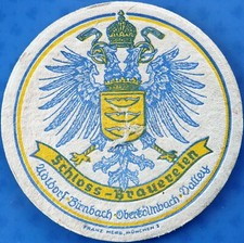 Bierdeckel Schloss-Brauereien Adldorf Birnbach Oberköllnbach Valley um 1952