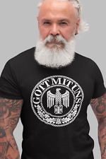 Herren T-Shirt Deutschland Reichsadler Gott mit uns Wehrmacht Eise Germany