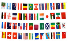 Flaggenkette länder - wm,