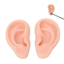 (1)Menschliches Ohr-Modell 1 Paar Weiches Silikon-Simulations-Ohr- Modell