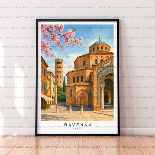 Ravenna italien ungerahmter - ravenna,