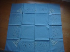 Tischdecke, blau, weihnachtlich   -  75x75