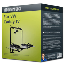Menabo Fahrradträger Shadow Caddy black für VW Caddy IV SAA/SAB - 3 Fahrräder FP