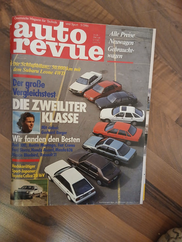 Auto revue 1986 audi 100 - auto,