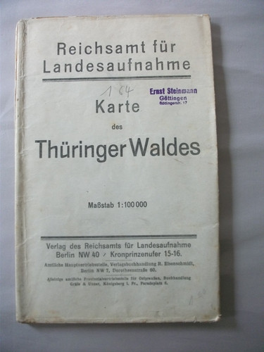 Thüringer wald reichskarte - wald,,