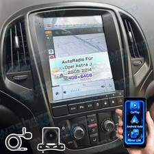 Carplay Android 15 Autoradio 4+64G Für Opel Astra J 2010-2014 GPS NAVI WIFI +KAM