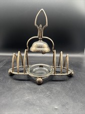 Versilberter Toasthalter &