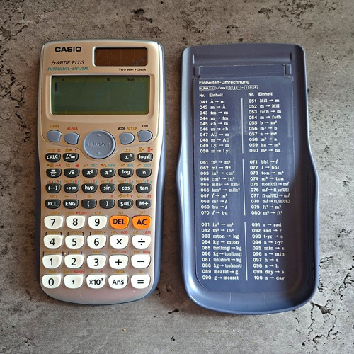 Casio 991de plus - fx-991de,