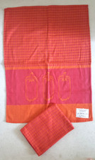 NEU ♥ 2x Baumwolle Geschirr Küchen Tuch orange rot Motiv Paprika 50x70cm Etikett