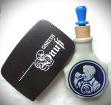 Schnupftabakflasche klein Pöschl Schmalzler + Schnupftabak